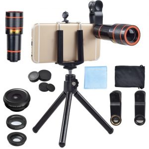 Terra 4 In 1 Lens Kit 12x Zoom Mobile Phone Camera Lens Telescope discountshub