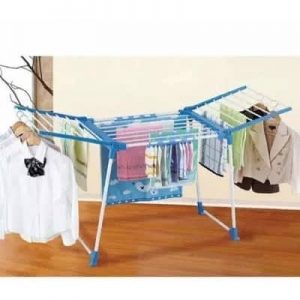 MyBabyStore Foldable Baby Clothes Hanger - Blue discountshub