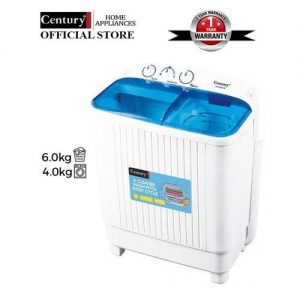 Century 6kg Twin Tub Washing Machine - CW8522-B.- White discountshub