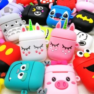 Cute Soft Wireless Earphone Case For Apple AirPods 2 Silicone Charging Headphones Case for Airpods Protective Cover accessories discountshub