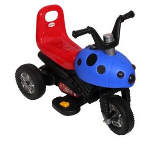 Babyland Electric Cool Motorbike - Red/ Blue discountshub