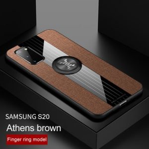 Phone Case for Samsung Galaxy A51 Case S20 Ultra Plus Cover Magnetic Ring Holder Soft Frame Cloth Case for Samsung S20 A71 5G discountshub