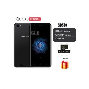 Swisstone QUBO SD510 3G Smart Phone 8 GB 5 Inch Dual SIM Android OS 5MP Camera discountshub