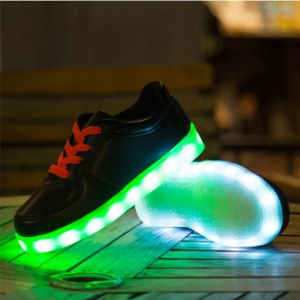 Unisex Children LED Light Lace Up Casual Sneakers discountshub