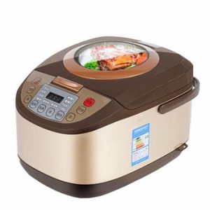 Electric Rice Cooker 5L Timing Reservation Food Heating Pressure Cooking Steamer 2-8 People Soup Stew Pot Cake 24H EU US discountshub