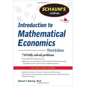 Introduction To Mathematical Economics: Schaum's Outlines discountshub