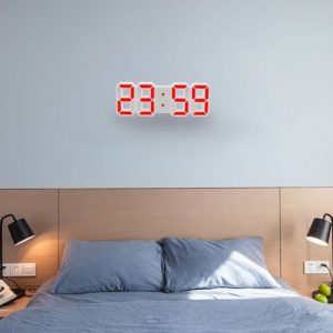 LED Digital Wall Alarm Clock With Snooze Function 5 out of 5 discountshub