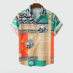 Men Shirt Short Sleeve Top Summer Cotton Shirts 2020 New Male Shirts Beach Wear Hawaiian Shirts Man Turn-down Collar Shirt discountshub