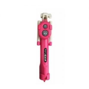 Cellphone Selfie Stick Bluetooth Tripod Rose Red discountshub