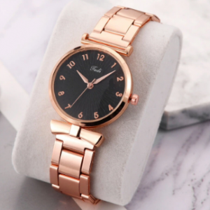 Fashion Casual Women Wristwatch Alloy Wrist Watch Bracelet Waterproof Quartz Watches discountshub