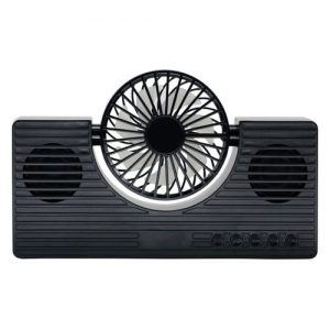 ITK 6601BK Deep Bass Sound Mini Bluetooth Speaker Fan Speaker discountshub