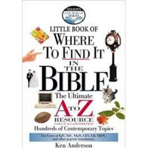 Jumia Books Where To Find It In The Bible (A-Z Series) By Ken Anderson discountshub