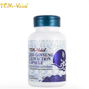 TCM-Value Red Ginseng Extraction Capsule, Adjuvant Treat Arrhythmia, Cure Ventricular premature beat and Cure Dizzy, 50pcs discountshub