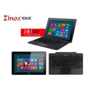 Zinox Edge 2 IN 1 Tablet, 10.1", Intel Cherry Trail, 4GB RAM 64GB ROM, Windows 10 discountshub