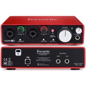 Focusrite Scarlett 2i2 Soundcard - 3rd Gen - Usb Audio Interface discountshub