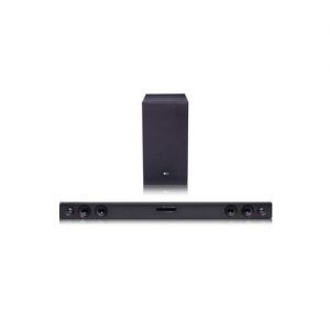 LG 300w Powerful Bass Blast Sj3 2.1 Ch Sound Bar With Wireless Subwoofer discountshub