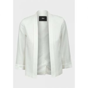 Ladies Open Front 3/4 Sleeve Blazer discountshub