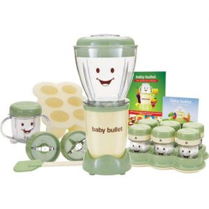 Magic Bullet 20pcs Baby Food Blender & Processor Set - Green discountshub