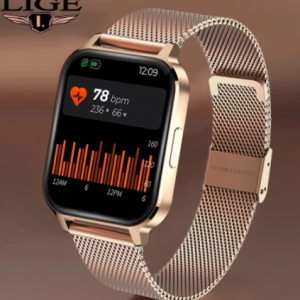 LIGE New Color Screen Smart Watch Women men Full Touch Fitness Tracker Blood Pressure Smart Clock Women Smartwatch for Xiaomi discountshub