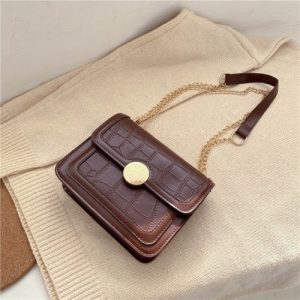 New Female Hand Bags - Brown discountshub