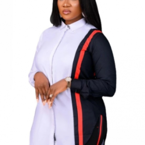 African Clothes Tops For Women Turn Down Collar Full Sleeve Blouses 2021 Autumn New Panelled Casual Africa Clothing Shirts Tunic discountshub