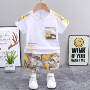 Children Clothes Fashion Summer Baby Girls Clothing Boys Sports T-Shirt Shorts 2Pcs/Sets Toddler Cotton Costume Kids Tracksuits discountshub