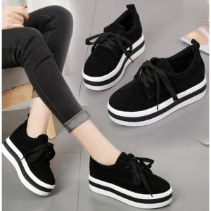 Fashion Pride Female Sneakers - Black And White discountshub