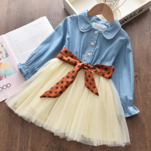 Keelorn Girls Classic Clothing Set Spring Long Sleeves Kids Princess Top and Skirt Designed 2Pcs Suits School Uniform Clothes discountshub